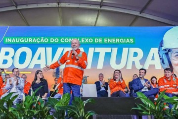 Presidente Lula na inauguração do Complexo de Energias Boaventura da Petrobras, em Itaboraí (RJ) -  (crédito: Ricardo Stuckert/PR)