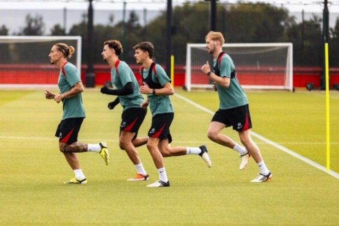 Liverpool fecha a preparação para o duelo com o Nottingham Forest -  (crédito: Foto: Divulgação / Liverpool)