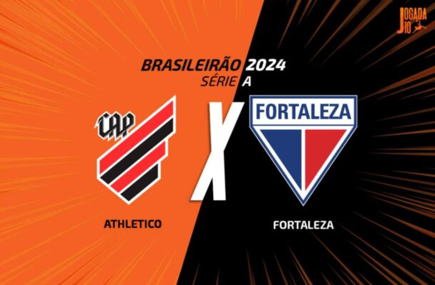 Athletico-PR e Fortaleza duelam neste sábado  -  (crédito: Arte: Jogada10)