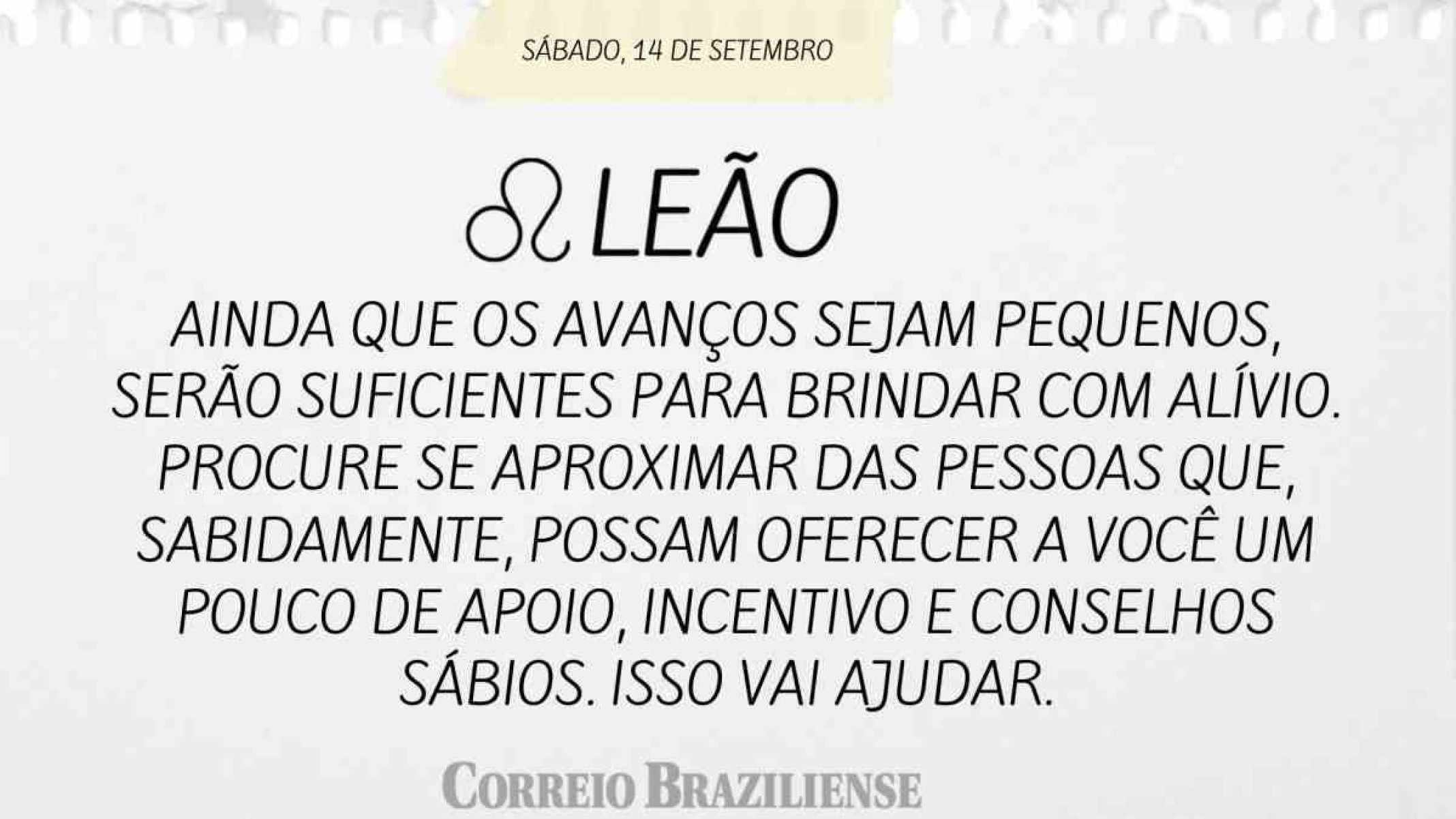 LEÃO | 14 DE SETEMBRO DE 2024