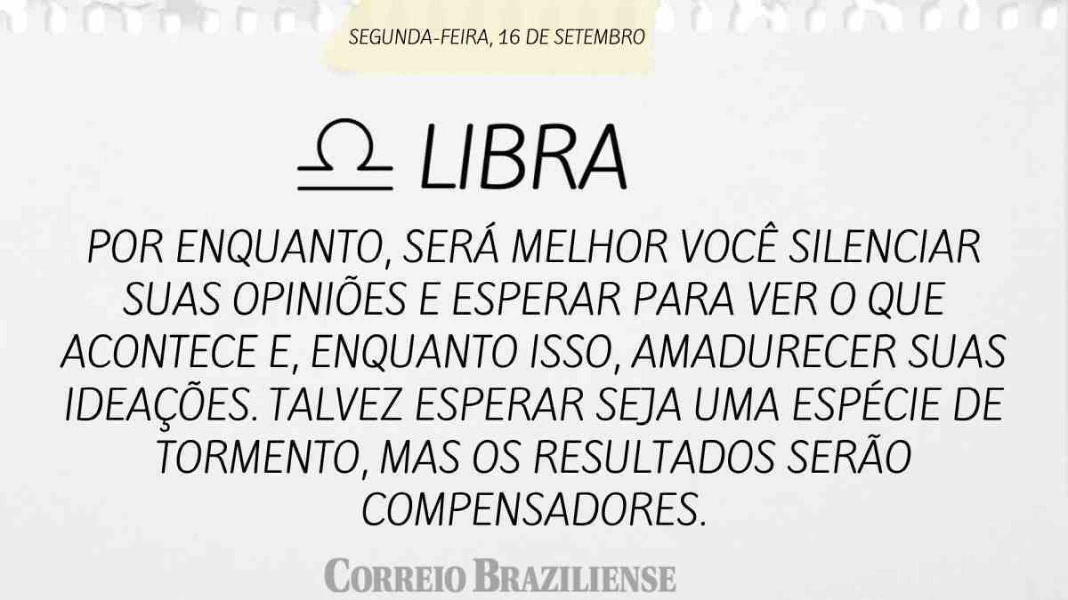 LIBRA | 16 DE SETEMBRO DE 2024