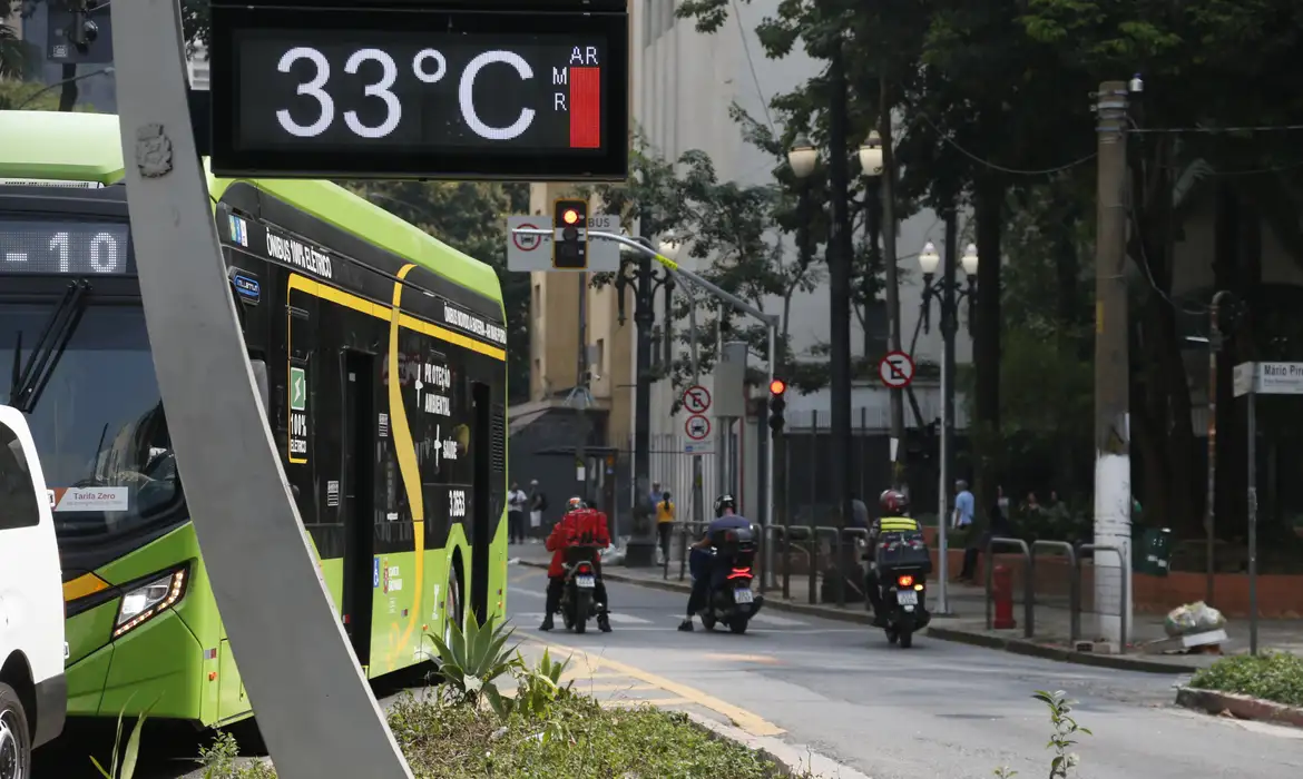 Tempo segue seco nesta sexta-feira na capital paulista -  (crédito: EBC)