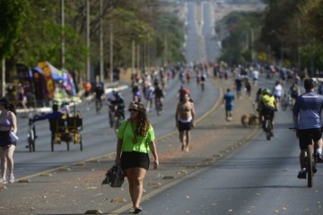 Enquanto as regras não são definidas, a fiscalização no local fica sob responsabilidade do DER. -  (crédito:  Marcelo Ferreira/CB/D.A Press)