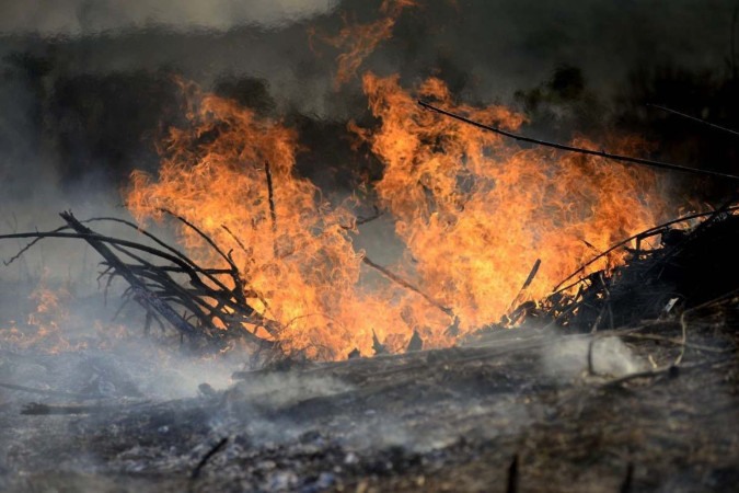  15/09/2024 Crédito: Marcelo Ferreira/CB/D.A Press. Brasil. Brasília - DF -  Incêndio no Parque Nacional.