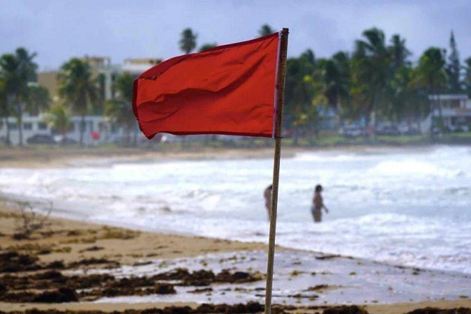 A escala Saffir-Simpson mede apenas a velocidade do vento, deixando de lado a maré de tempestade, as fortes chuvas e as enchentes, responsáveis por 90% das mortes durante as tempestades extremas -  (crédito: Getty Images)