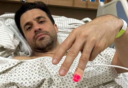 Pablo Marçal publicou uma foto no Hospital Sírio-Libanês, em São Paulo -  (crédito: Reprodução/Instagram)