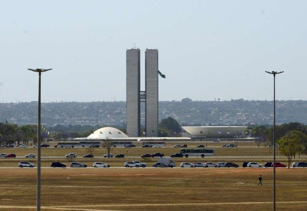  16/09/2024 Crédito: Marcelo Ferreira/CB/D.APress. Brasil. Brasília - DF -  Fumaça em Brasília. Congresso Nacional. -  (crédito:  Marcelo Ferreira/CB/D.A Press)