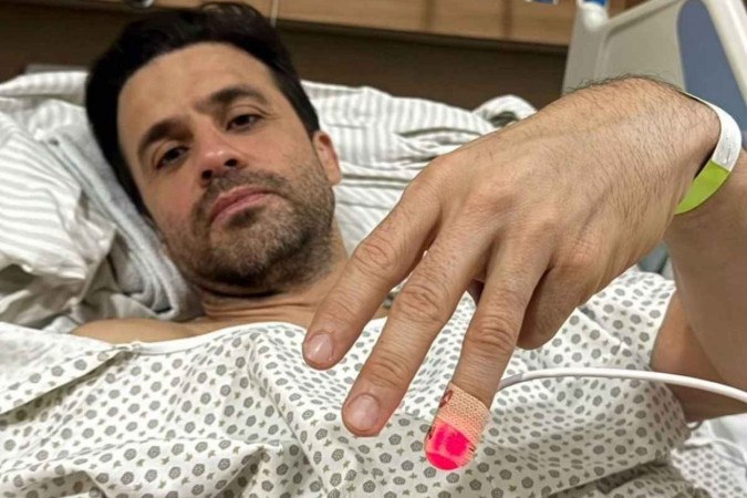 Pablo Marçal publicou uma foto no Hospital Sírio-Libanês, em São Paulo -  (crédito: Reprodução/Instagram)