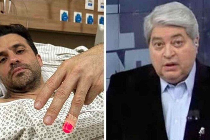 Marçal está internado no Hospital Sírio Libanês após ser atingido por uma cadeirada jogada por Datena durante um debate  -  (crédito: Instagram Marçal/Datena)