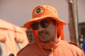 O sargento Felipe Farias acha que os incêndios florestais estão aumentando