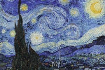  Vincent Van Gogh - A noite Estrelada (1889). -  (crédito: Vincent Van Gogh)