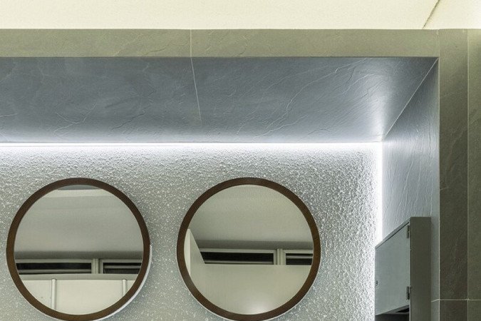 O espaço Lavabo Pausa foi pensado para ser mais que um banheiro público comum