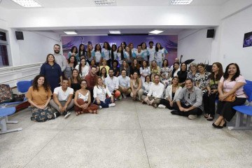 Comitiva de especialistas da Colômbia e estudantes capixabas de escola em tempo integral: troca de experiências -  (crédito: Thiago Coutinho/Sedu-ES)