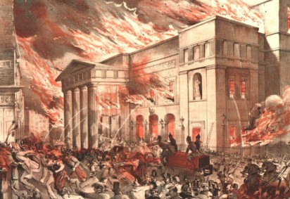 Em 18 de setembro de 1809, a Royal Opera House, em Londres,   foi devastada por um grande incêndio. Foi o segundo a atingir o teatro, que era conhecido na época como 