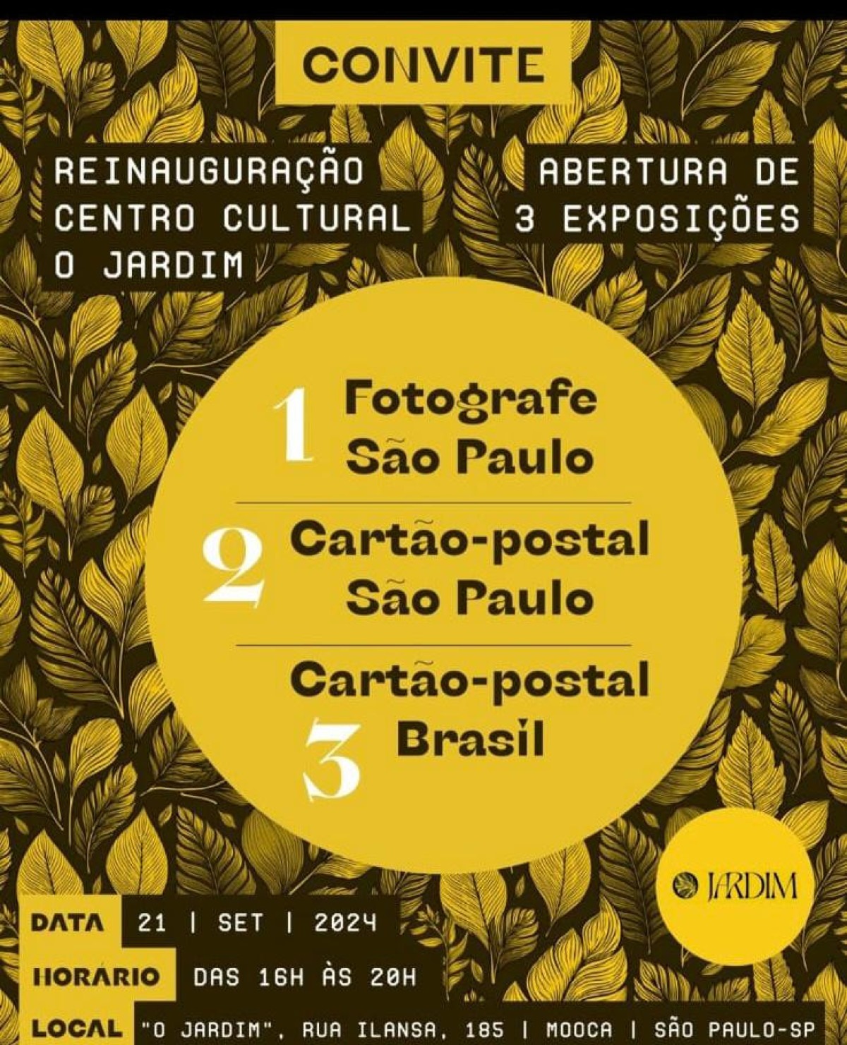 Centro Cultural "O Jardim" inaugura na Mooca com exposição  - DINO