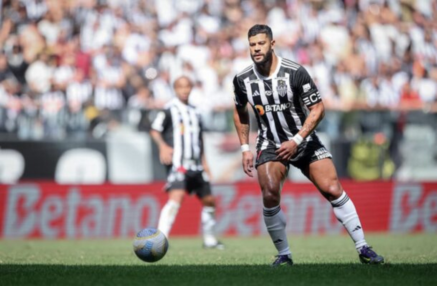 Hulk é o principal nome do elenco do Atlético-MG -  (crédito: Foto: Pedro Souza / Atlético)