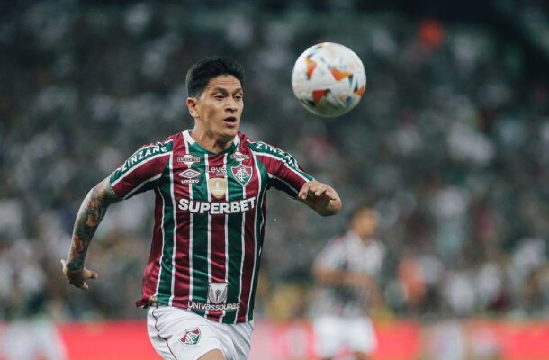  Rio de Janeiro, Brasil - 18/09/2024 - Est..dio Maracan.. -   .Fluminense enfrenta o Atl..tico Mineiro esta noite no Maracan.. pela partida de ida das quartas de finais da Copa Libertadores 2024..FOTO: LUCAS MER..ON / FLUMINENSE F.C....IMPORTANTE: Imagem destinada a uso institucional e divulga....o, seu.uso comercial est.. vetado incondicionalmente por seu autor e o.Fluminense Football Club... obrigat..rio mencionar o nome do autor ou.usar a imagem....IMPORTANT: Image intended for institutional use and distribution..Commercial use is prohibited unconditionally by its author and.Fluminense Football Club. It is mandatory to mention the name of the.author or use the image....IMPORTANTE: Im..gen para uso solamente institucional y distribuici..n. El.uso comercial es prohibido por su autor y por el Fluminense FootballClub. ...s mandat..rio mencionar el nombre del autor ao usar el im..gen.
     -  (crédito:  Lucas Mercon)