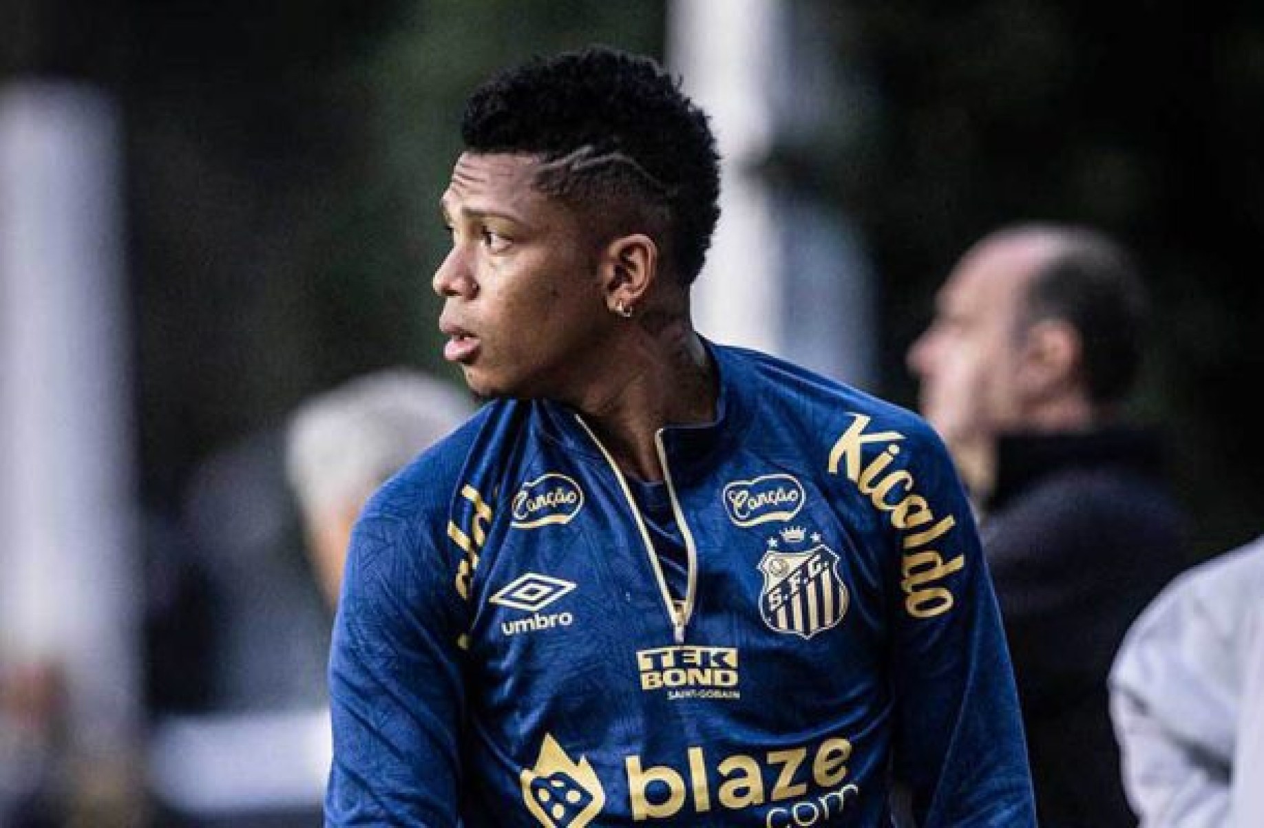 Billy Arce ainda não engrenou no Santos -  (crédito: Foto: Raul Baretta/ Santos FC)