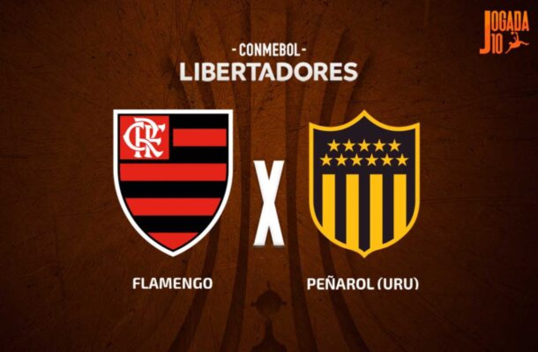 Flamengo x Peñarol -  (crédito: Foto: Arte Jogada10)