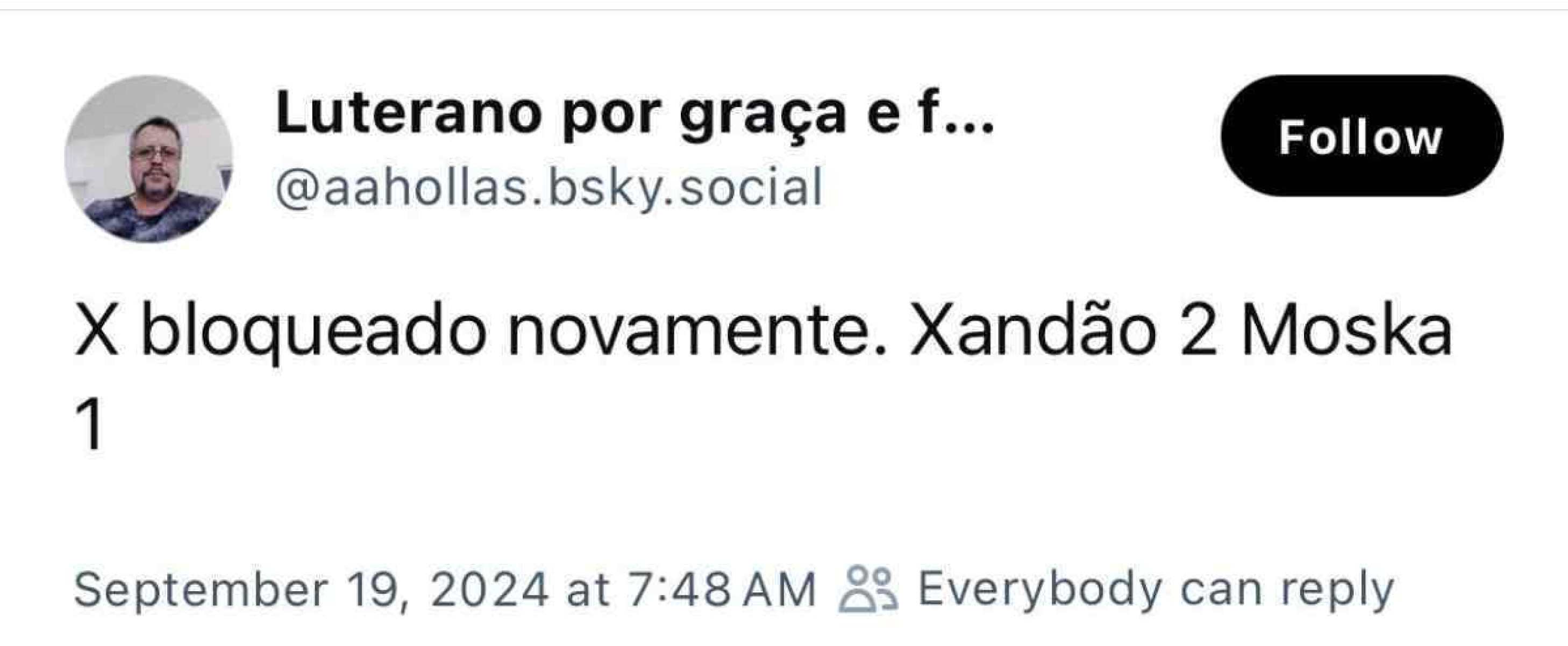 Relatos de que o X está de novo inacessível aos brasileiros