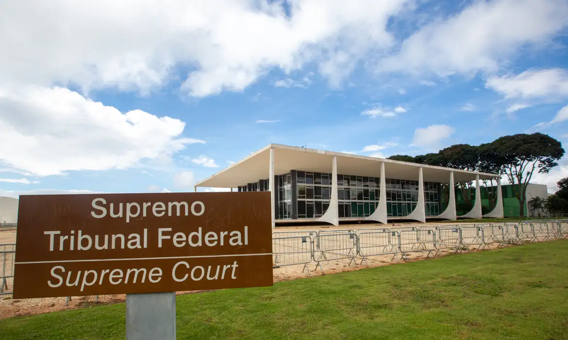 Sede do Supremo Tribunal Federal, em Brasília. -  (crédito: EBC)