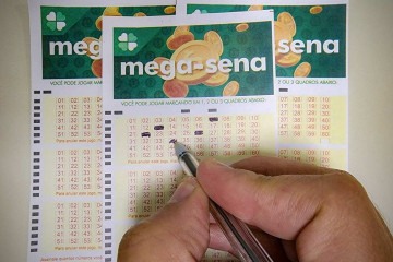 Para apostar, é preciso escolher de seis a 15 dezenas por cartela. O jogo simples, de seis dezenas, custa R$ 5 -  (crédito: Rafa Neddermeyer/Agência Brasil/Arquivo)