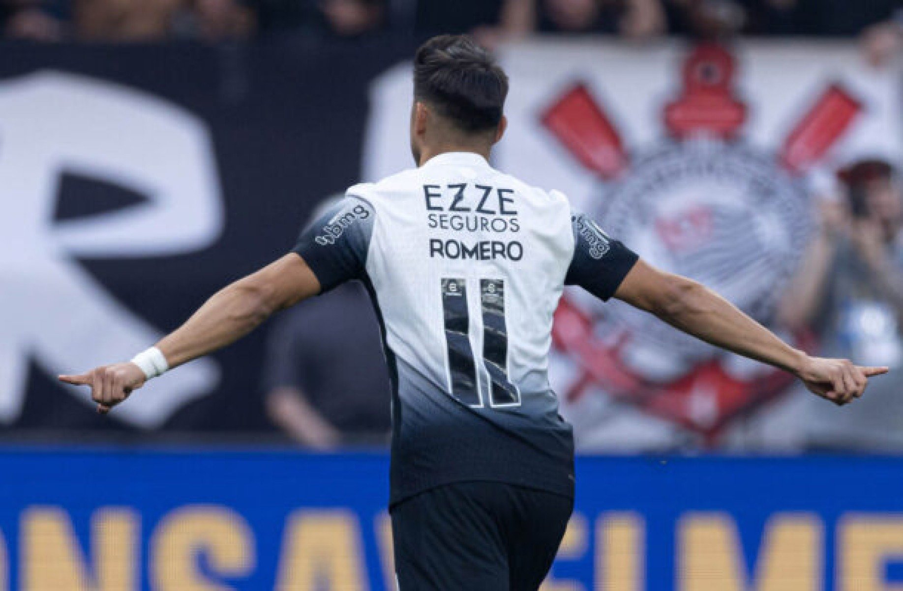 Romero fez dois gols e foi o melhor em campo na vitória do Corinthians neste sábado -  (crédito: Foto: Rodrigo Coca/Corinthians)