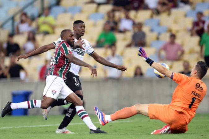  Luiz henrique. Fluminense x Botafogo pelo Campeonato Brasileiro no Estadio Maracana. 21 de Setembro de 2024, Rio de Janeiro, RJ, Brasil. Foto: Vitor Silva/Botafogo. .Imagem protegida pela Lei do Direito Autoral N.. 9.610, DE 19 DE FEVEREIRO DE 1998. Sendo proibido qualquer uso comercial, remunerado e manipulacao/alteracao da obra..
     -  (crédito:  Vitor_Silva)