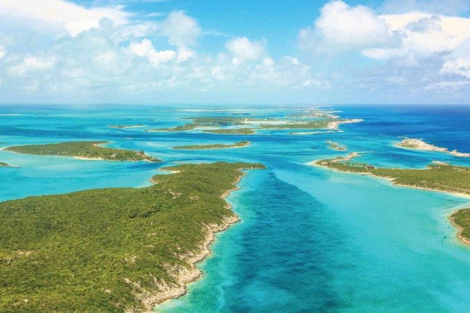 Exumas: paraíso familiar nas Bahamas que já brilhou no cinema -  (crédito: Uai Turismo)