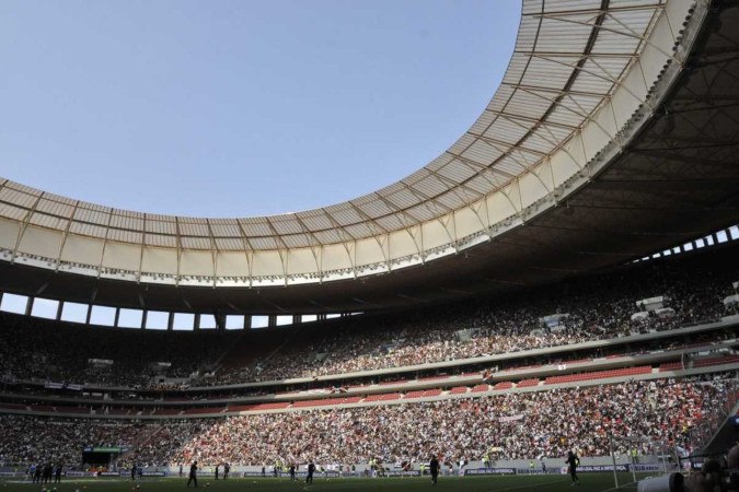 O principal estádio de Brasília receberá o clássico paulista às 16h deste domingo, pela 28ª rodada do Brasileirão 2024 -  (crédito: Minervino Júnior/CB/D.A.Press)