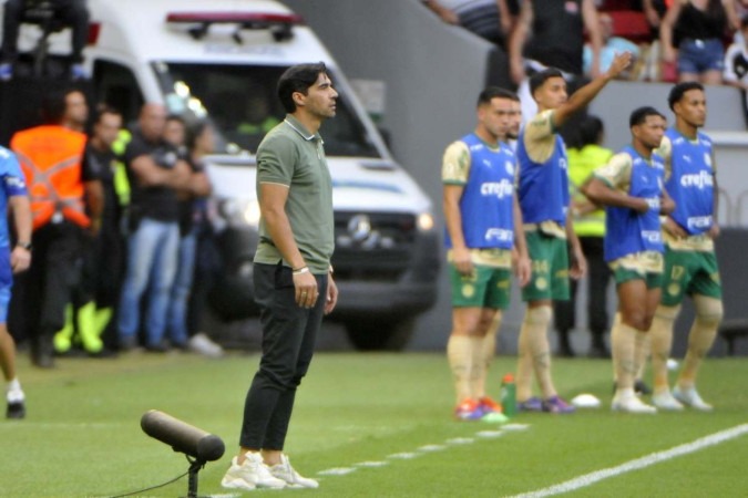 Abel Ferreira desfalcará o Palmeiras nas partidas contra Atlético-MG e RB Bragantino.
 -  (crédito: Minervino Júnior/CB/D.A.Press)