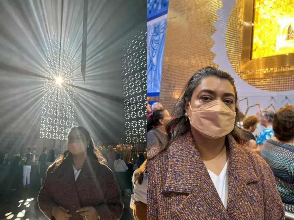 Preta Gil vai ao santuário de Nossa Senhora Aparecida -  (crédito:  Reprodução/ Instagram @pretagil)