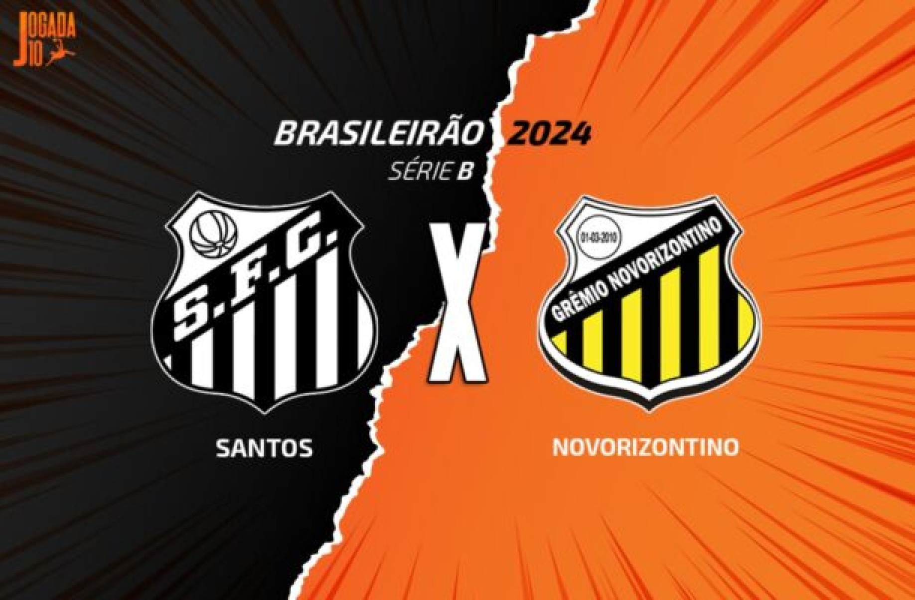 Santos e Novorizontino realizam jogo decisivo pela Série B -  (crédito: Foto: Divulgação/Jogada 10)