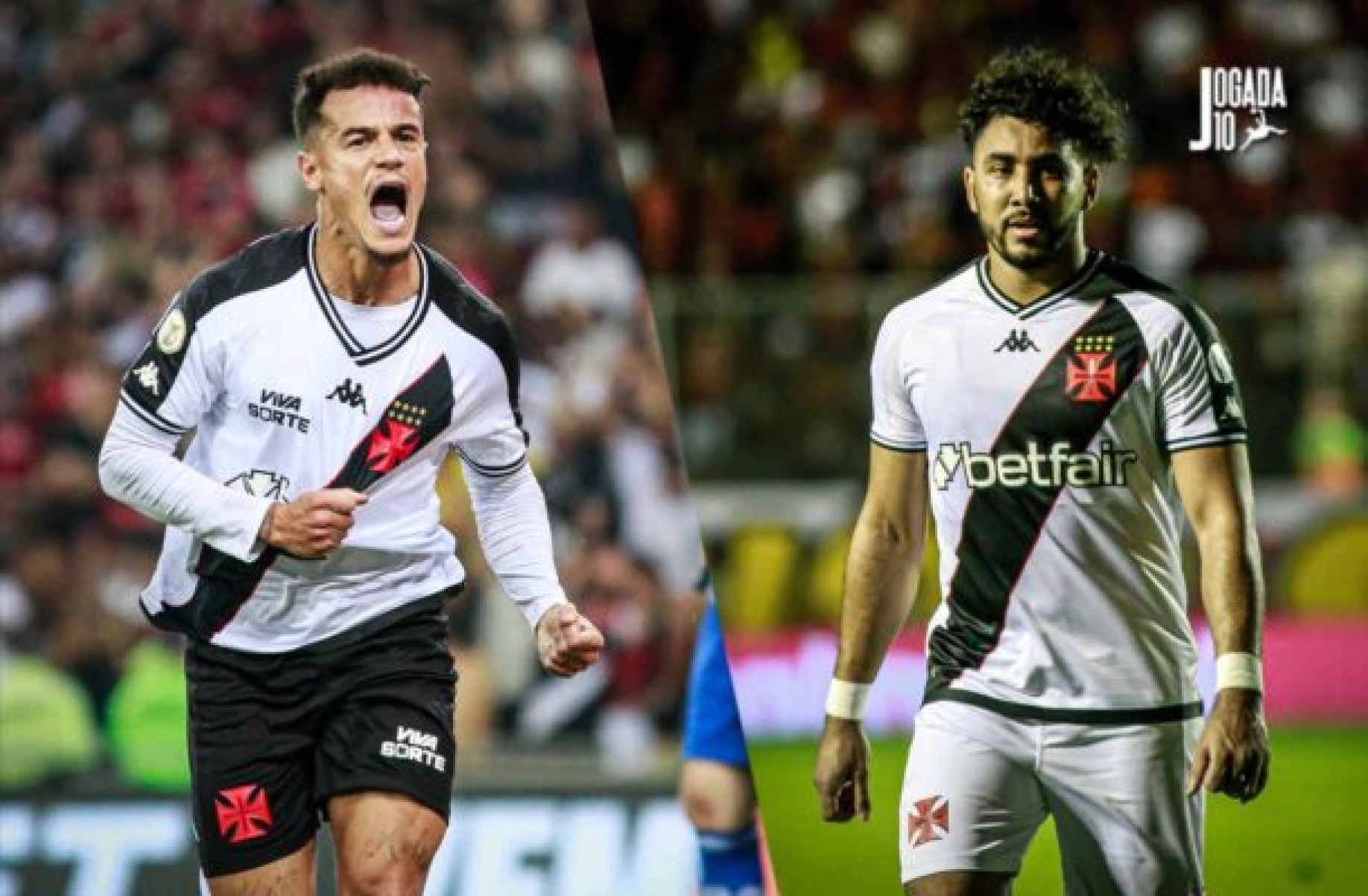 Coutinho em ação com a camisa do Vasco na derrota para o Palmeiras  -  (crédito:  Marcelo Caitano)