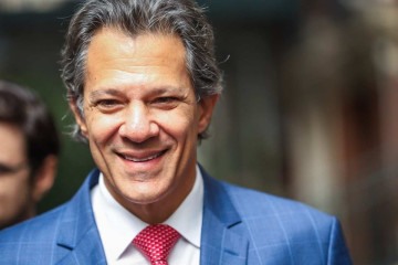 Haddad concede entrevista à imprensa em Nova York (23/9). -  (crédito:  Diogo Zacarias/MF)