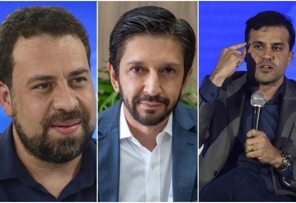 Guilherme Boulos, Ricardo Nunes e Pablo Marçal disputam a Prefeitura de São Paulo -  (crédito: Marcelo Ferreira/CB/D.A Press, Minervino Júnior/CB/D.A Press, Facebook/Ricardo Nunes)