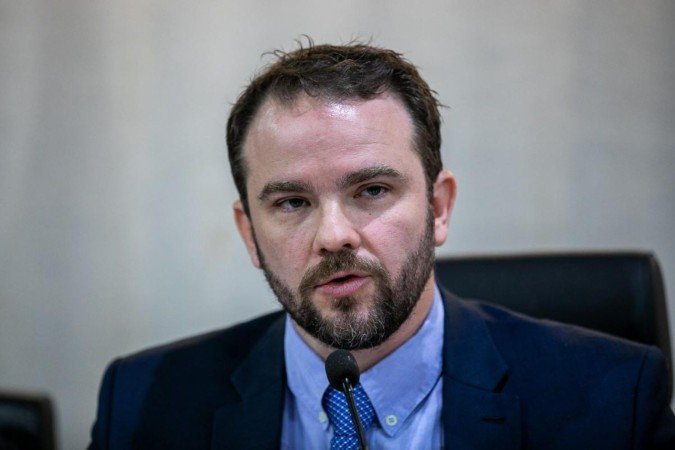 Dario Durigan no Relatório de Avaliação de Receitas e Despesas Primárias - 4° bimestre 2024. - (crédito: Washington Costa) Dario Durigan no Relatório de Avaliação de Receitas e Despesas Primárias - 4° bimestre 2024. - (crédito: Washington Costa)