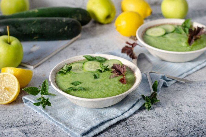 Creme frio de pepino (Imagem: Stepanek Photography | Shutterstock) -  (crédito: Edicase)