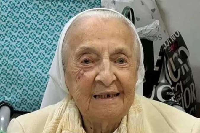 Inah Canabarro Lucas morreu nesta terça-feira (30/4) aos 116 anos -  (crédito: Divulgação/Gerontology Research Grou)