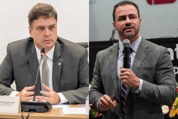 Georges Seigneur (E) recebeu 276 votos, enquanto Antônio Henrique Graciano Suxberger (D) teve 215. -  (crédito: Ed Ferreira / Arquivo Pessoal)