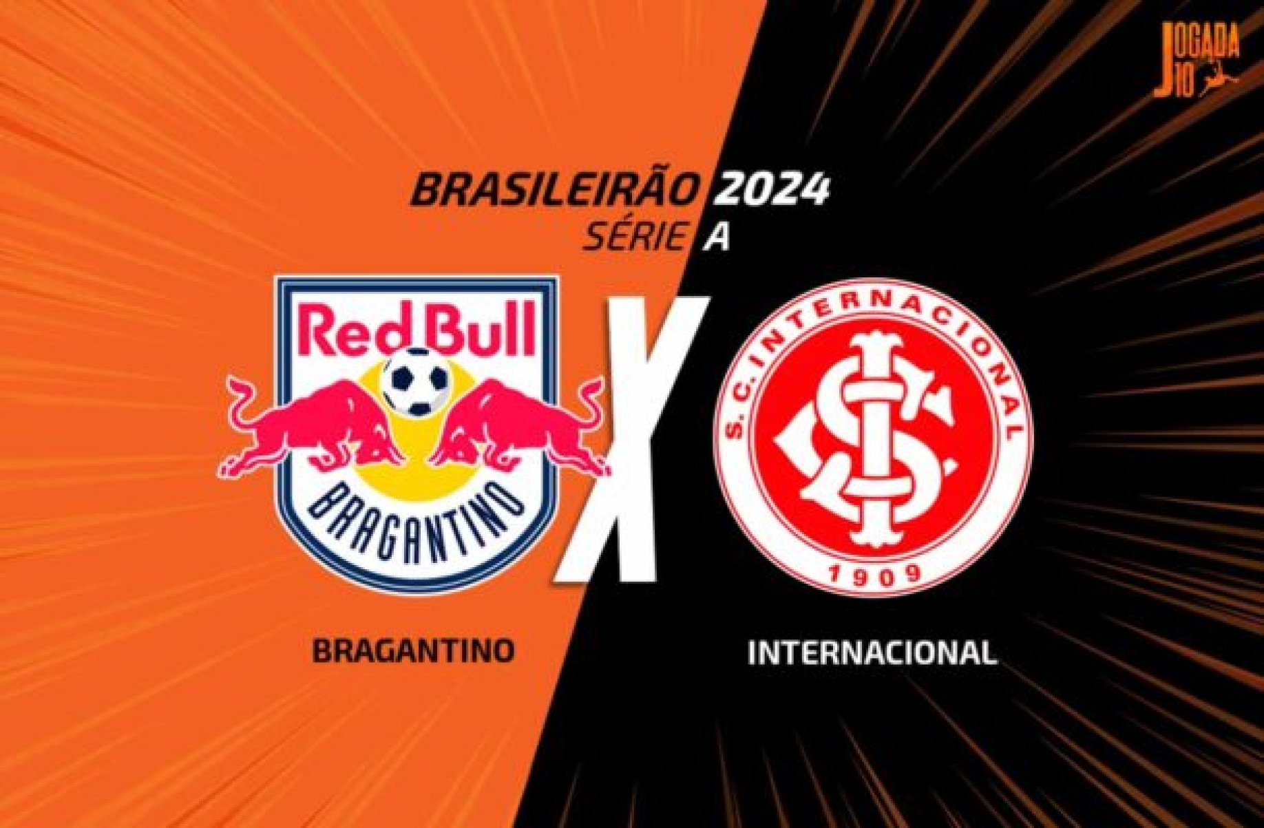 RB Bragantino e Internacional cumprem jogo atrasado do Brasileirão -  (crédito: Foto: Arte/Jogada10)