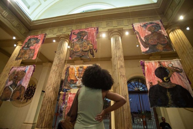 Abertura da exposição itinerante na Casa França-Brasil no Rio de Janeiro (Fotos:Tita Barros) -  (crédito: Divulgação/Paó Comunicação)