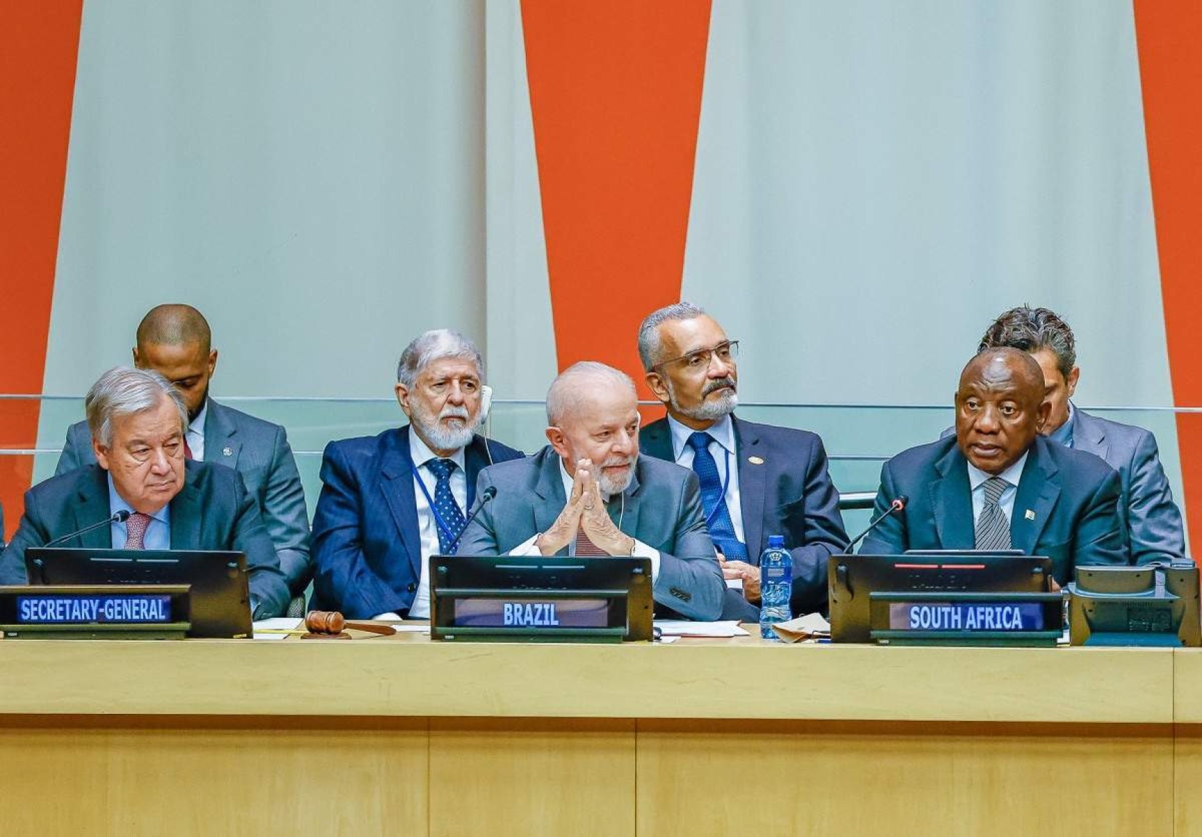 Em 1ª reunião do G20 na ONU, Lula cobra reforma das Nações Unidas