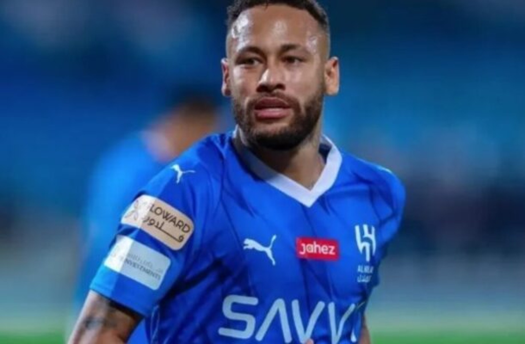 Neymar já em fase de início de condicionamento físico e em recuperação avançada de lesão grave no joelho esquerdo -  (crédito: Foto: Divulgação / Al-Hilal)