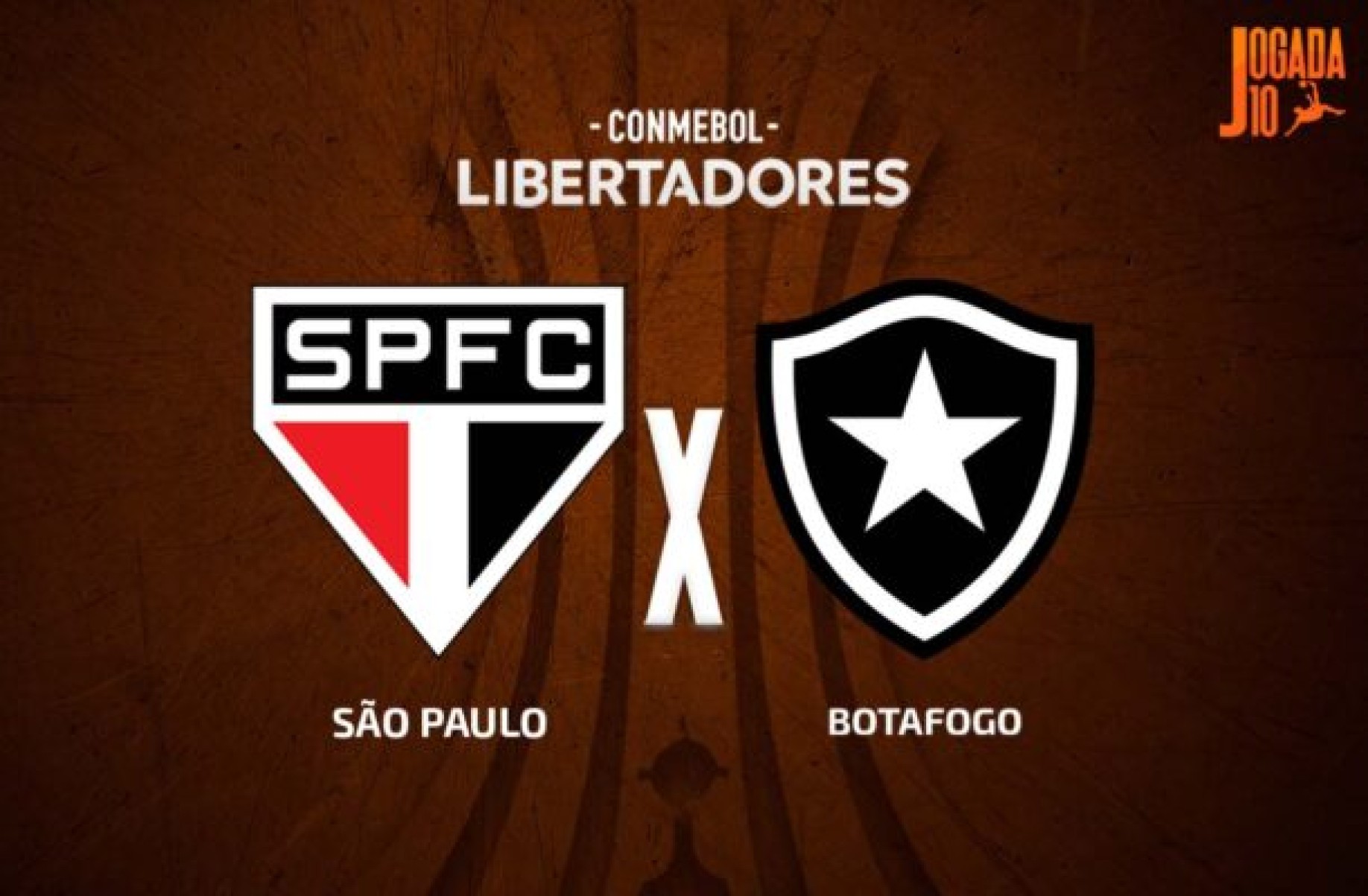 São Paulo x Botafogo -  (crédito: Foto: Arte Jogada10)