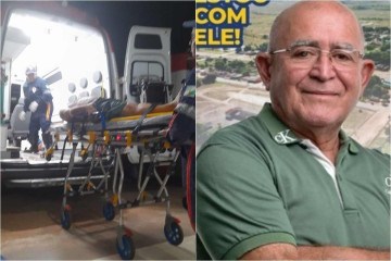 Antônio Etelvino Almeida, o Toinho da Aderr (PRD), candidato à prefeitura de Amajari, de 66 anos foi atingido por quatro disparos  -  (crédito: Reprodução )