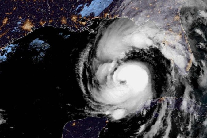  This image obtained from the National Oceanic and Atmospheric Administration (NOAA) shows Hurricane Helene on September 26, 2024, at 11:51 UTC. An increasingly powerful hurricane threatening 