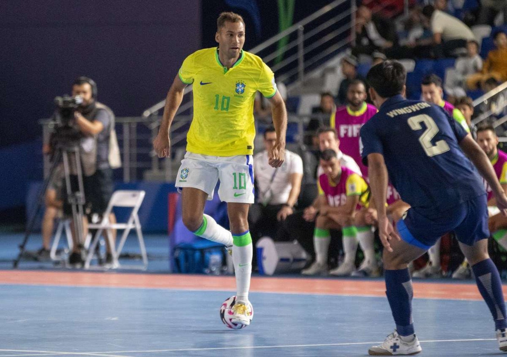 Lesionado, Pito é desfalque do Brasil nas quartas do Mundial de futsal