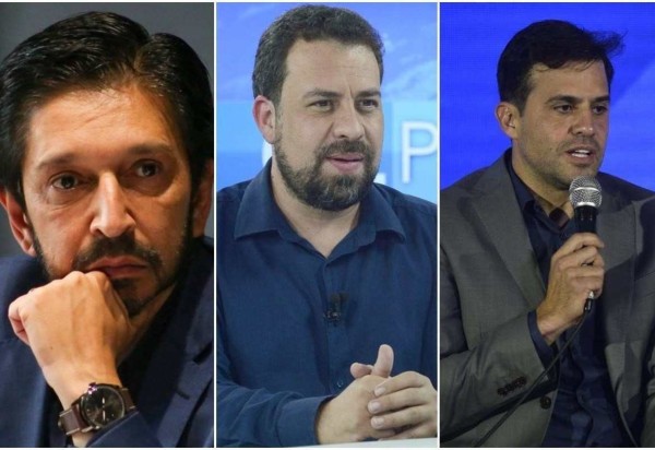 Ricardo Nunes, Guilherme Boulos e Pablo Marçal disputam a Prefeitura de São Paulo -  (crédito: Governo de São Paulo/Divulgação, Marcelo Ferreira/CB/D.A Press e Minervino Júnior/CB/D.A. Press)