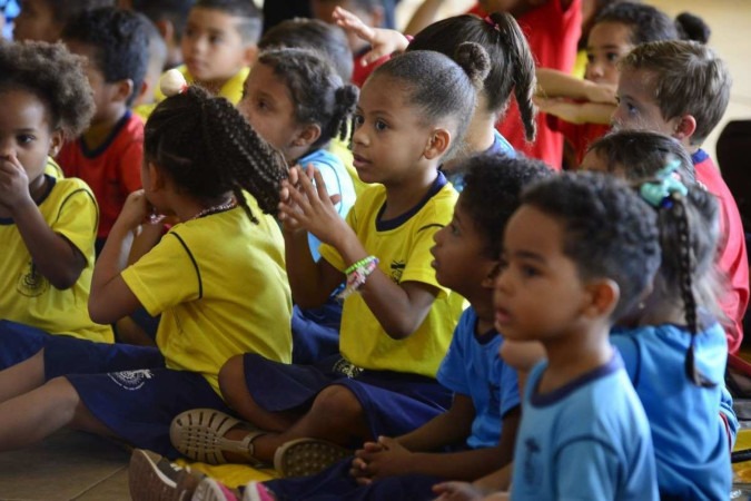 A meta do governo é matricular 50% das crianças de até 3 anos nas creches, mas atualmente, esse percentual está em apenas 37,3% -  (crédito:  Marcelo Ferreira/CB/D.A Press)